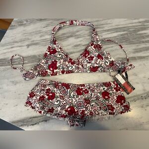NWT Floral Paisley Bikini Set